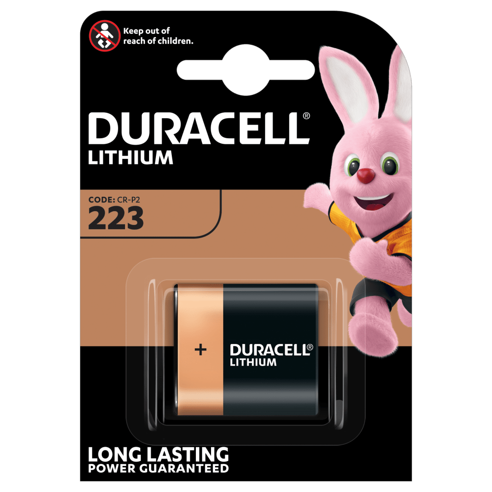 223 Duracell Batteria per foto Litio 6V ad alta potenza lunga durata