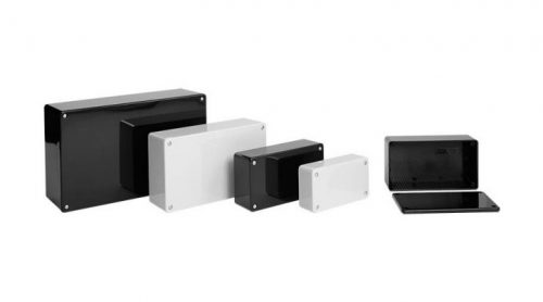 COFFER-2.9 Contenitore NERO in ABS con angoli arrotondati - immagine 2
