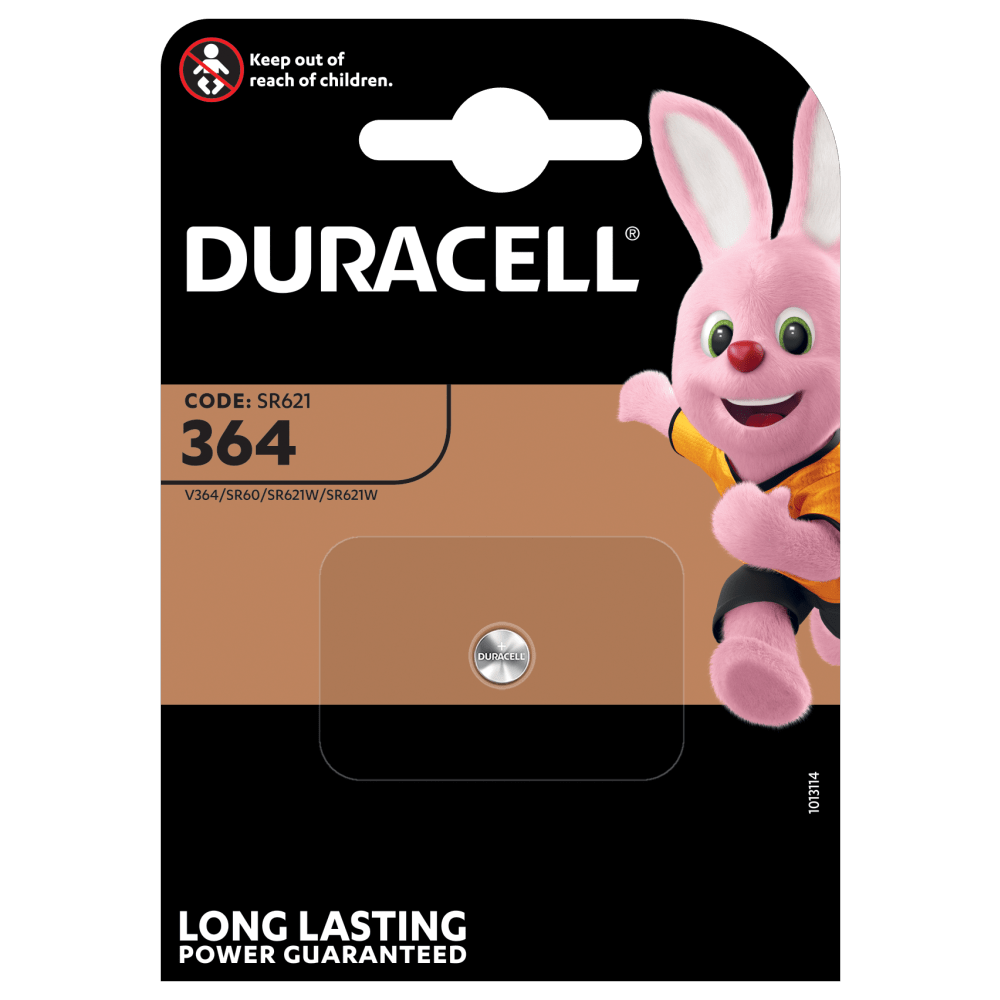 364 Duracell batteria bottone ossido di argento 1,55V - blister 1pz