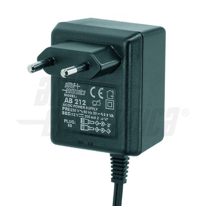 Caricabatteria Ni-Cd - Ni-Mh 7,2-12 Vdc - 70 mA - adatto per 6-10 celle