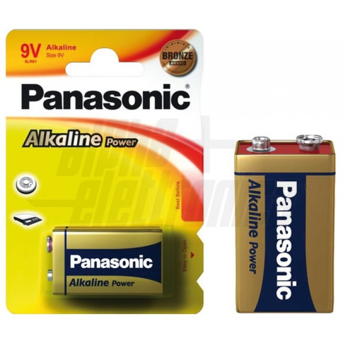 Pila Alcalina 9V - 6LF22 - Panasonic Blister da 1pz - immagine 3