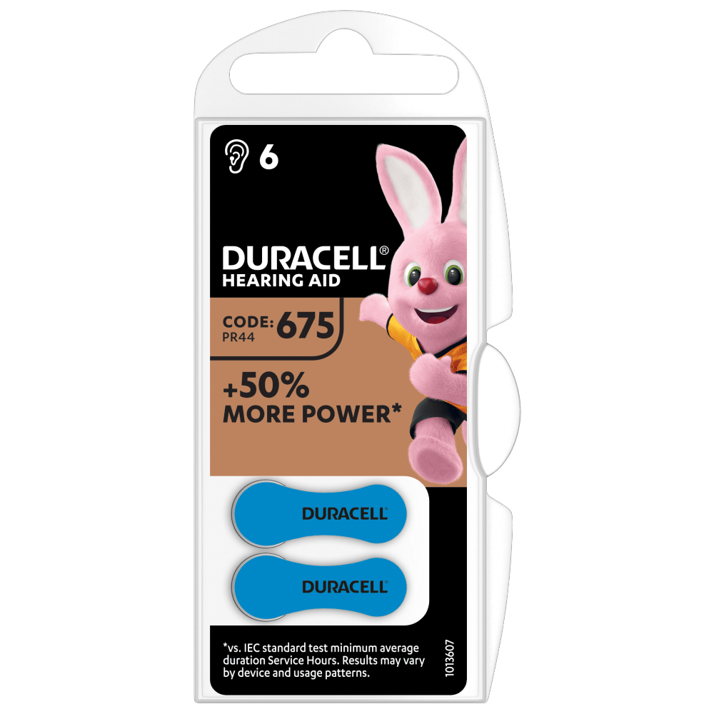 675 Batteria Duracell per apparecchi acustici - Blister 6pz
