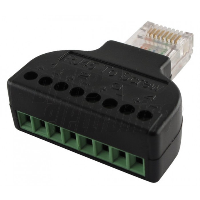 Adattatore da spina RJ45 a morsetto