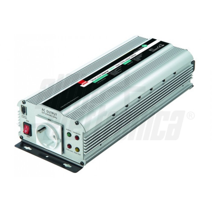 Inverter Onda modificata 1000W Ingresso: 12Vdc Uscita: 230Vac