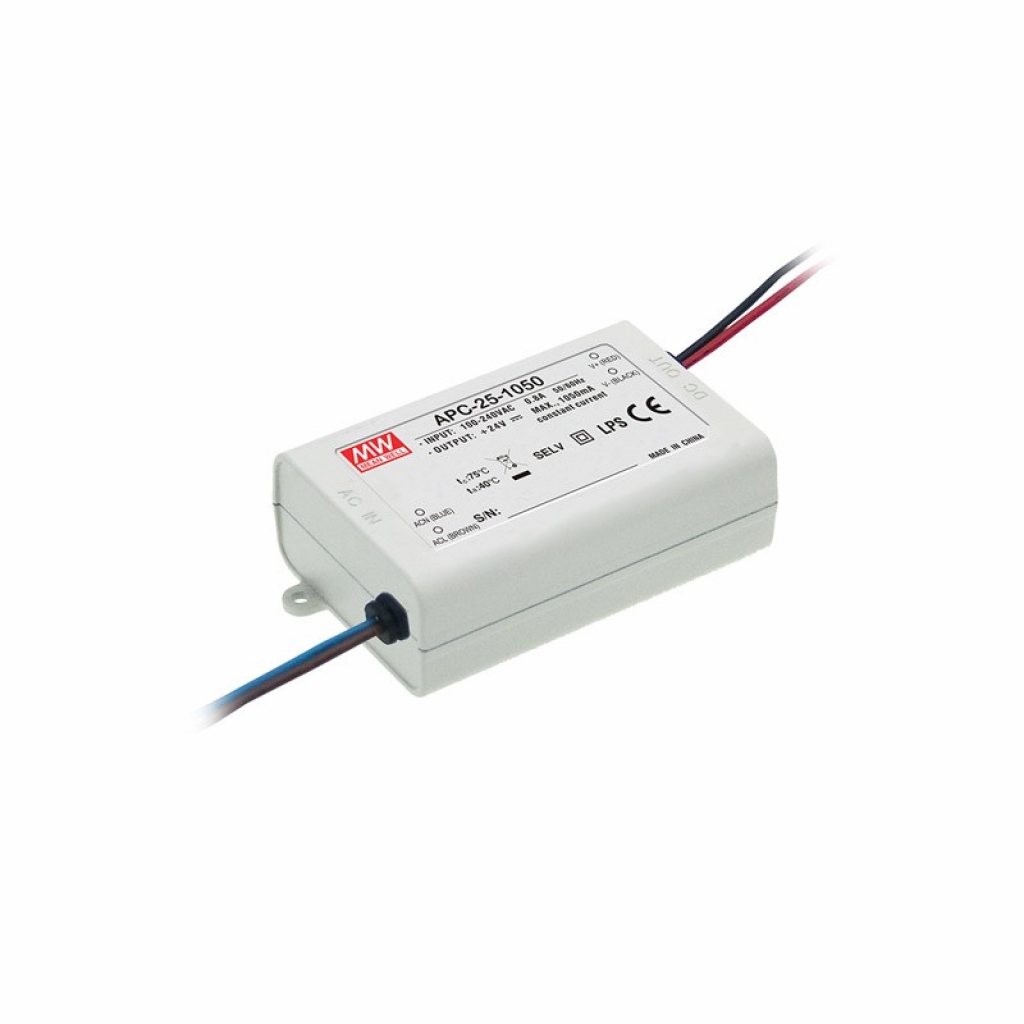 APC-25-350 Alimentatore 25W 25-70Vdc 350mA IP42