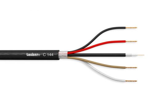 C144 - Cavo Video 1 x 0,08 (75O) + 4 x 0,50 mm²