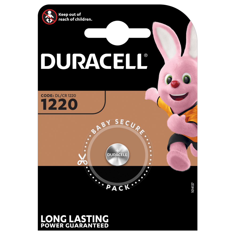 CR 1220 Duracell batteria a bottone Litio 3V – Blister 1pz