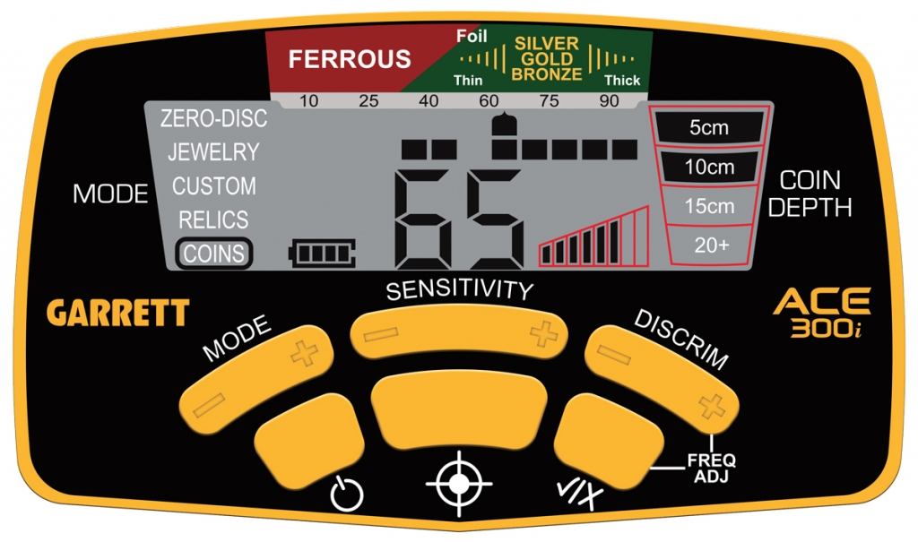ACE 300i Metal detector con Piastra 7” x 10” PROformance - GARRETT - immagine 2