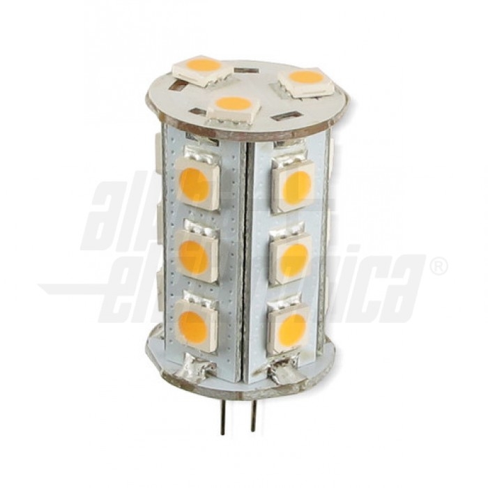 Lampadina a Led G4 - 3W - 12Vac/dc - BIANCO CALDO