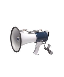 Megafono 35W con sirena e microfono estraibile
