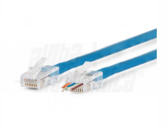 Spina modulare RJ45 8P8C Cat.5e UTP AWG24-26 Passante - Contatti dorati - immagine 2