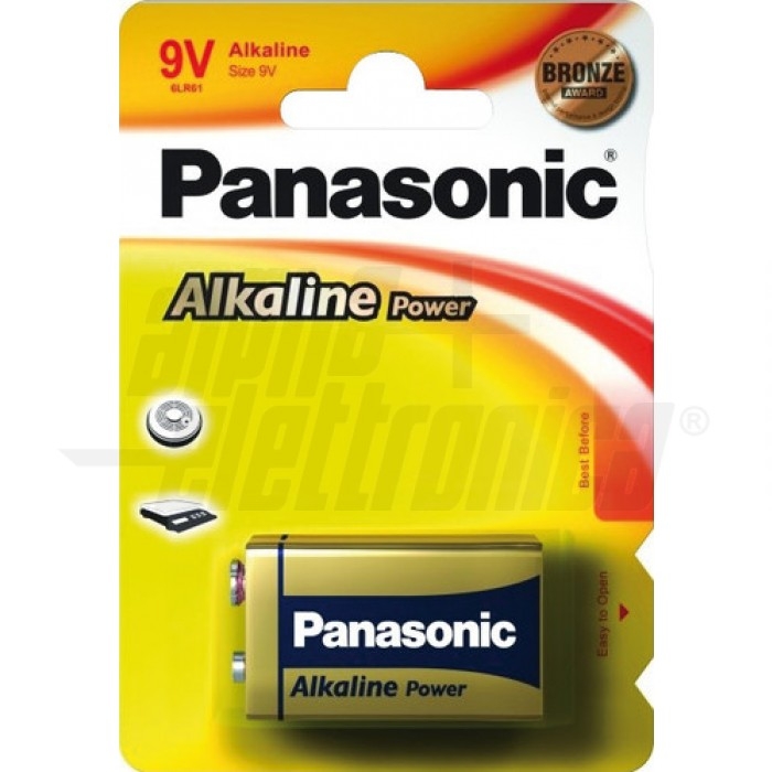 Pila Alcalina 9V - 6LF22 - Panasonic Blister da 1pz - immagine 2