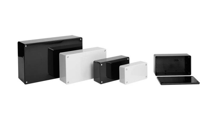 COFFER-4.9 Contenitore NERO in ABS con angoli arrotondati - immagine 2