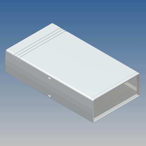 10004.5 Contenitore in ABS con pannelli frontali in alluminio