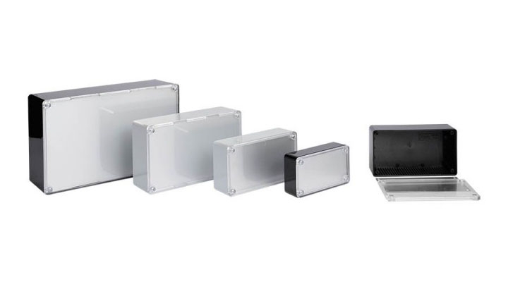 COFFER-TP4.9 Contenitore NERO ABS angoli arrotondati pannello superiore - immagine 2