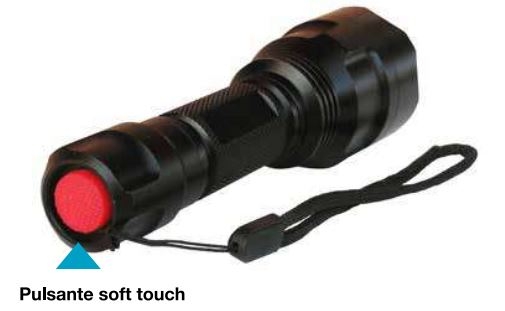 REX - Torcia ricaricabile in alluminio IP65 900 lumen parabola ottica - immagine 2