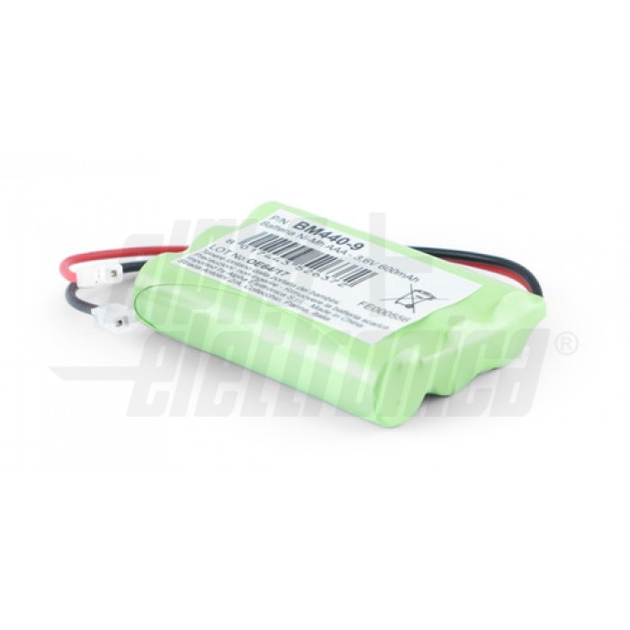 Pacco batterie Ni-Mh AAA 3,6V 600mAh ricaricabile connettore universale