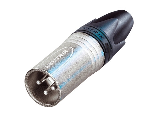 NC3MXX Connettore XLR 3 poli maschio con contatti argentati