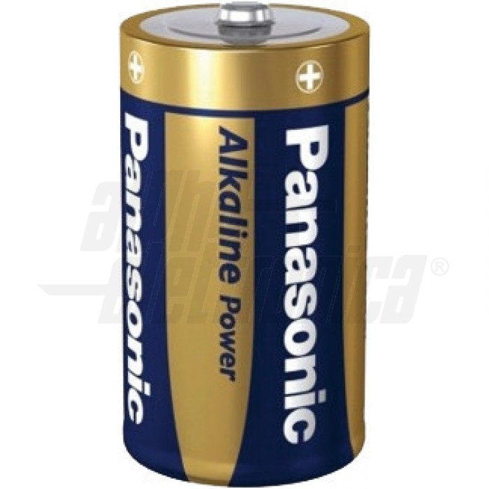 Pila Alcalina D (Torcia) - 1,5V - Panasonic  Blister da 2pz
