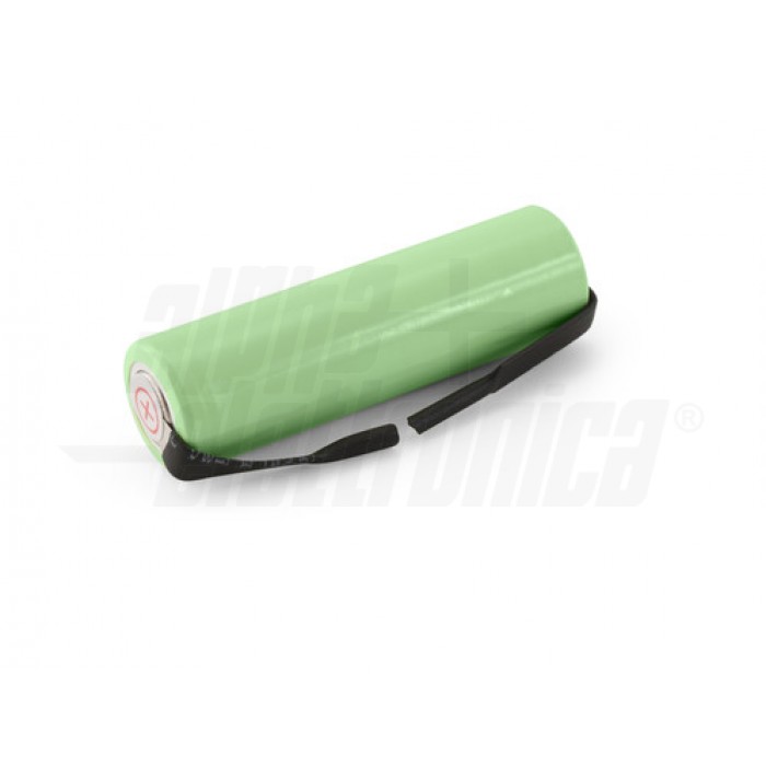 Batteria Ni-Mh AA 1,2V 1600mAh - ricaricabile con lamelle a saldare