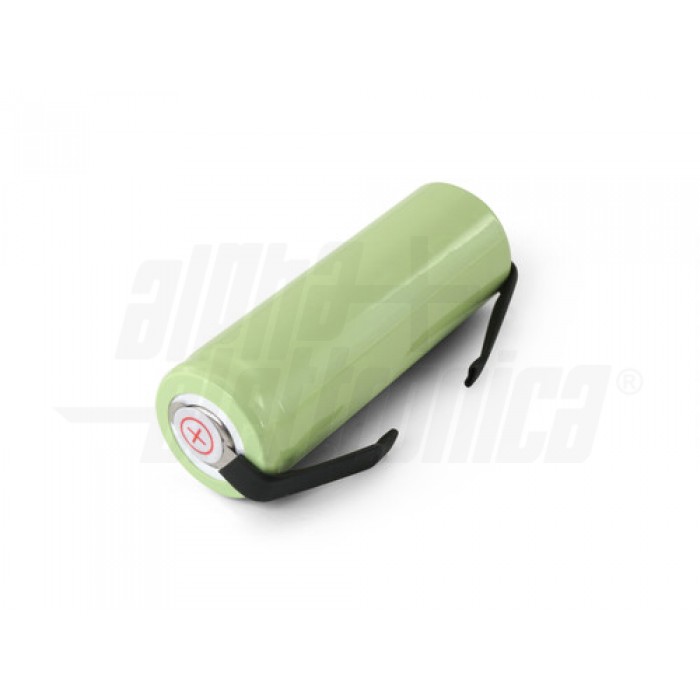 Batteria Ni-Mh A 1,2V 2200mAh - ricaricabile con lamelle a saldare