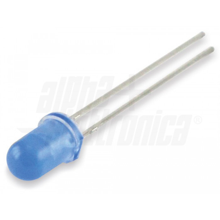 Diodo Led diametro 5mm - Lampeggiante - Lente diffusa - BLU