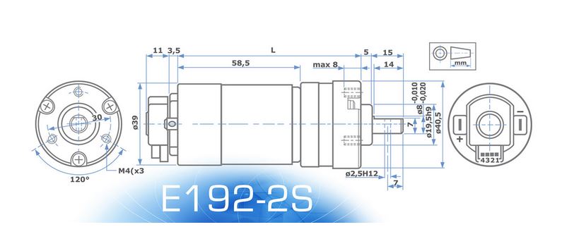 E192-2S.24.246 Motoriduttore EPICICLOIDALE 24V con ENCODER - immagine 2