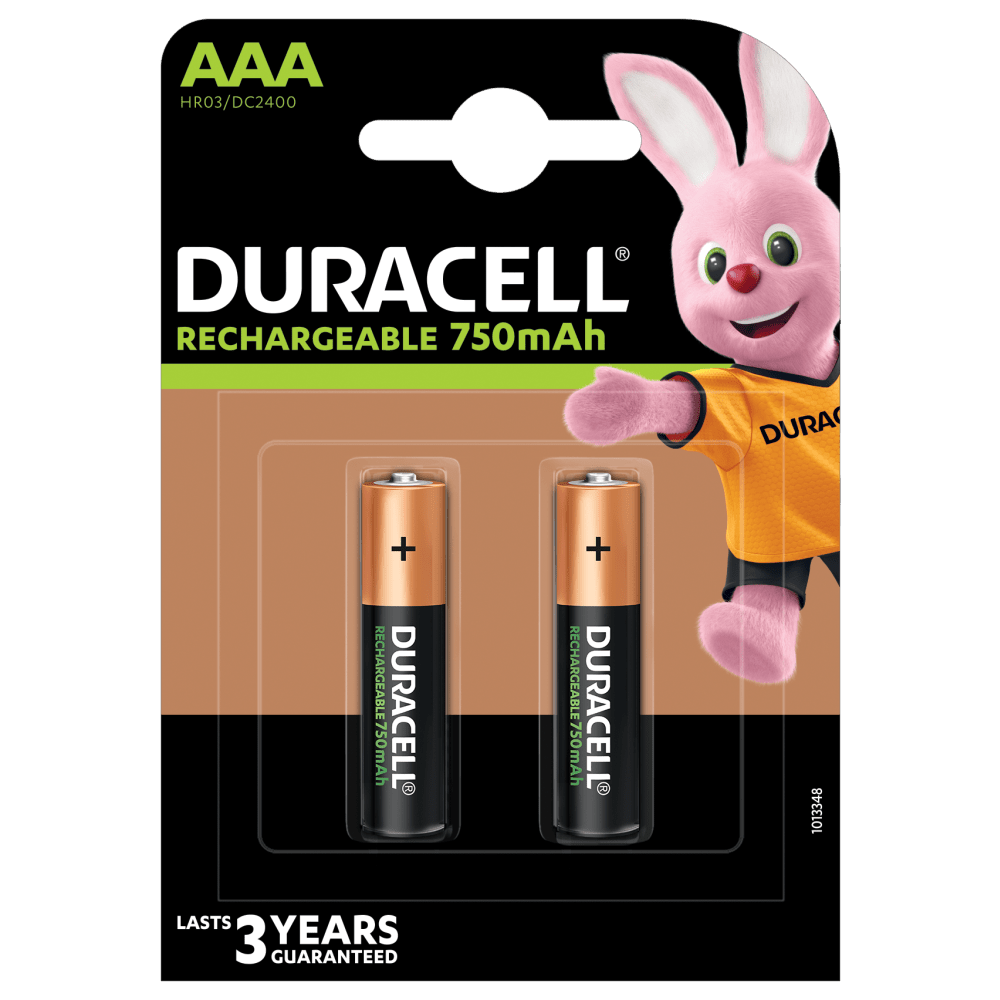 AAA (Ministilo) Batteria Duracell Ricaricabile 750mAh – Blister 2pz