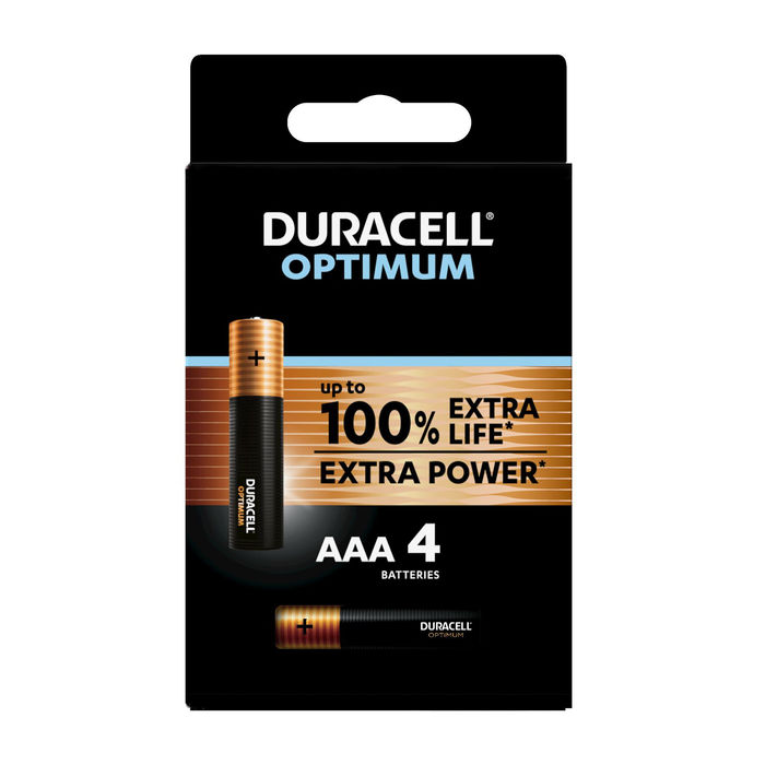 AAA (Ministilo) Batteria Duracell Optimum - Blister 4pz