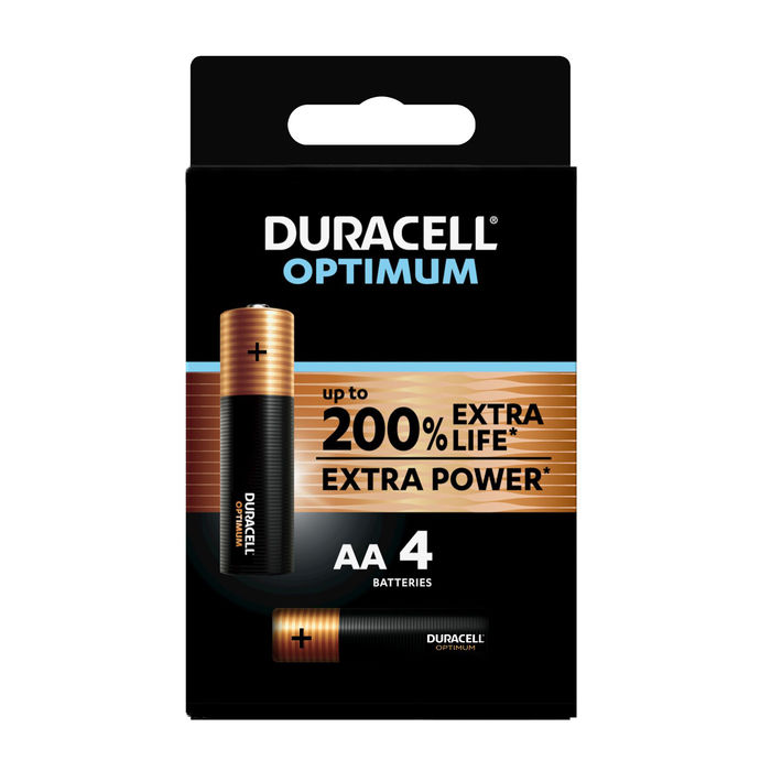 AA (Stilo) Batteria Duracell Optimum - Blister 4pz