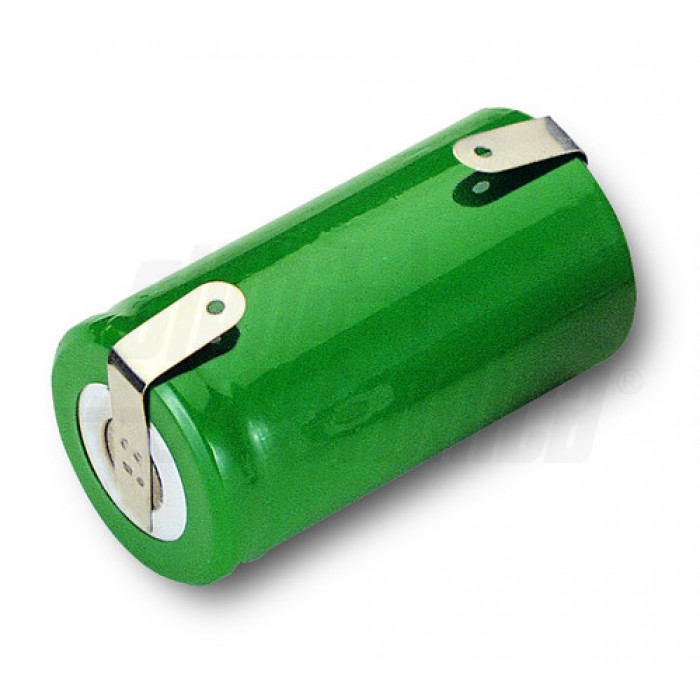 Batteria Ni-Mh formato SC 1,2V 3300mAh - ricaricabile lamelle a saldare