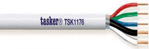 TSK1176 - Cavo tondo bianco multi conduttore 3 x 0,35 + 2 x 0.50mm
