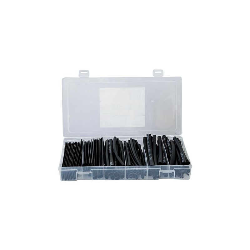 Box guaine termorestringenti NERO in segmenti da 10cm varie dimensioni