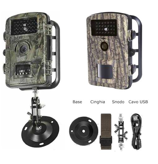 GreenEYE - Fototrappola mimetica FULL HD per esterni con sensore PIR - immagine 3