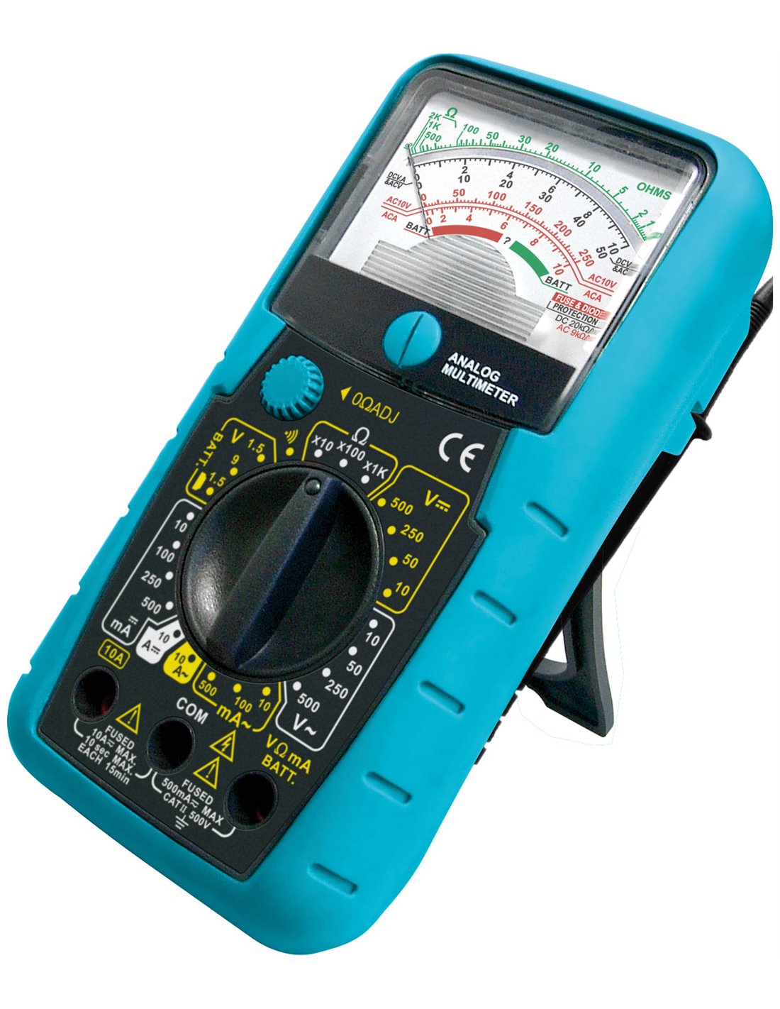 Tester Di Tensione Analogico EMOS M0003B CAT III – 6V-400V AC/DC Con Indicatore Di Polarità, Colore Blu