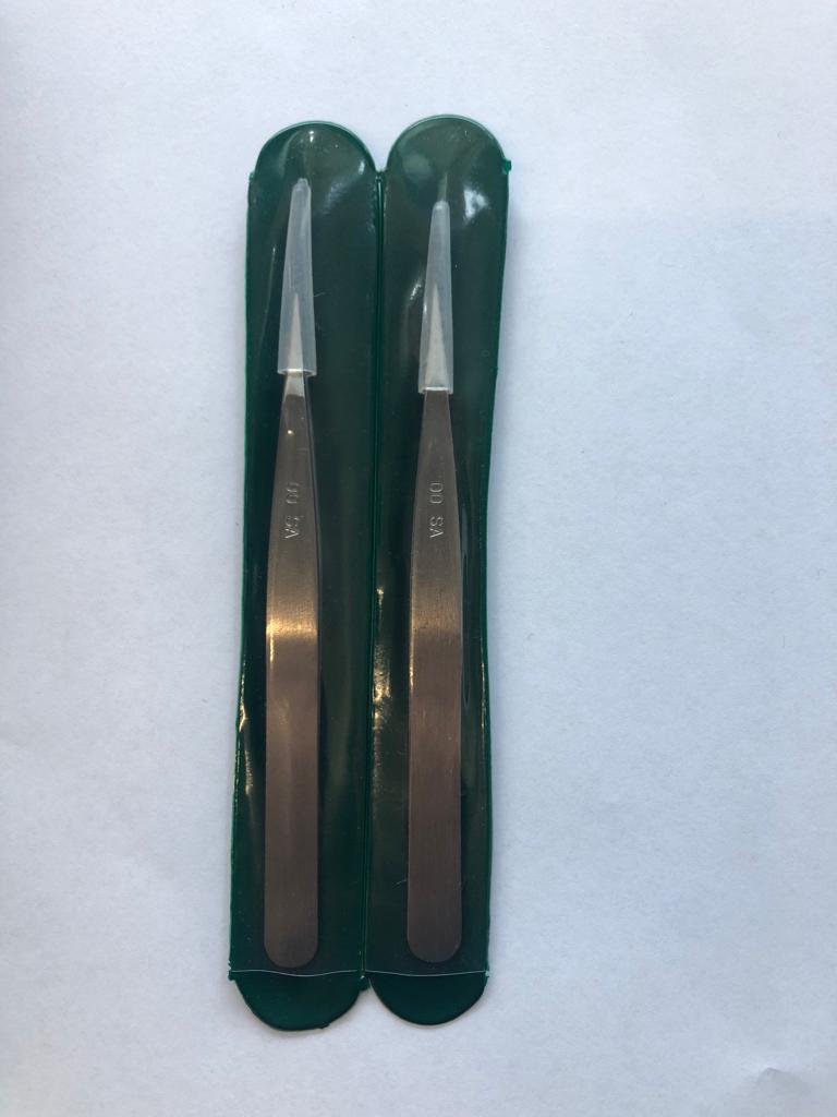 Pinzetta di precisione modello 00SA dritte a punta fine