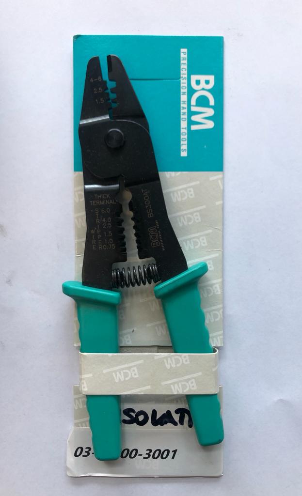 BS/300/AT - Pinza 215 mm multiusomultiuso per terminali isolati