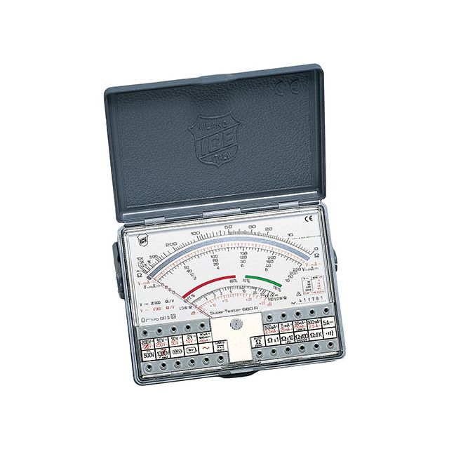 ICE-680/R - Multimetro Analogico Professionale con buzzer continuità