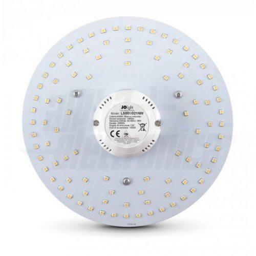Circolina a Led - 18W - 230Vac - diametro 15cm - BIANCO NATURALE