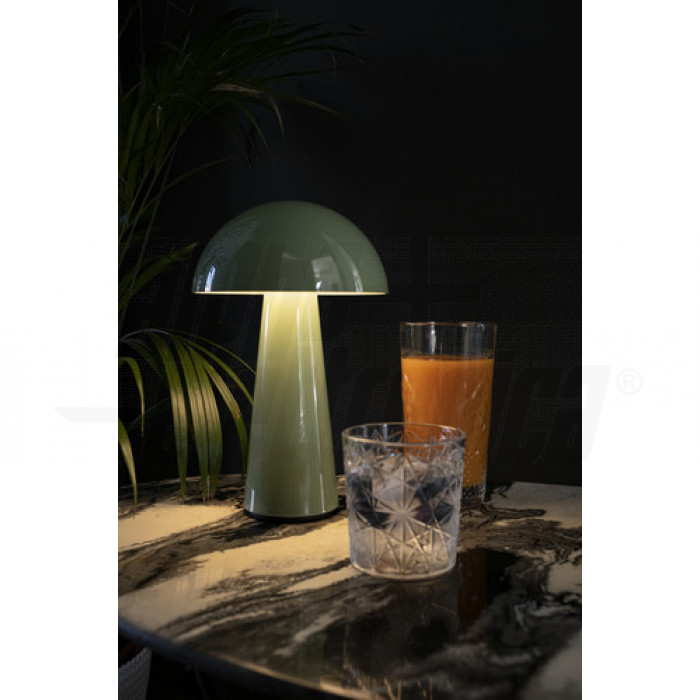 Lampada da tavolo a LED a batteria portatile - Serie Sunset - VERDE - immagine 3
