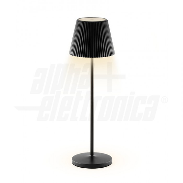 Lampada da tavolo a LED a batteria portatile - Serie Pirò - GRIGIO SCURO
