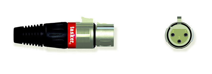 Connettore XLR 3Pin Femmina