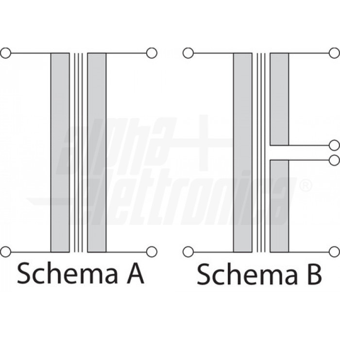 Trasformatore per PCB 16W - 9V da circuito stampato o a pannello - immagine 3