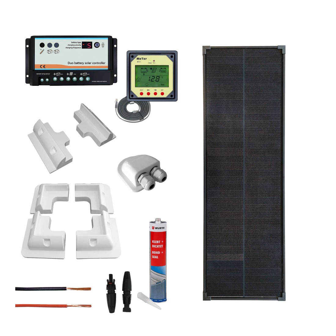 Kit fotovoltaico per camper da 60Wp modelo PRO