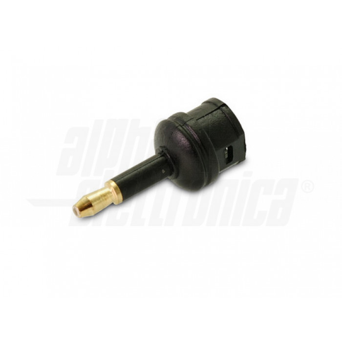Adattatore ottico da presa Toslink a spina jack 3,5mm digitale - Nero