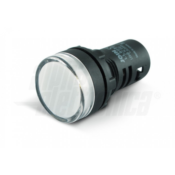 Indicatore Led da pannello - 24Vac/dc - Bianco
