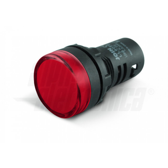 Indicatore Led da pannello - 24Vac/dc - Rosso