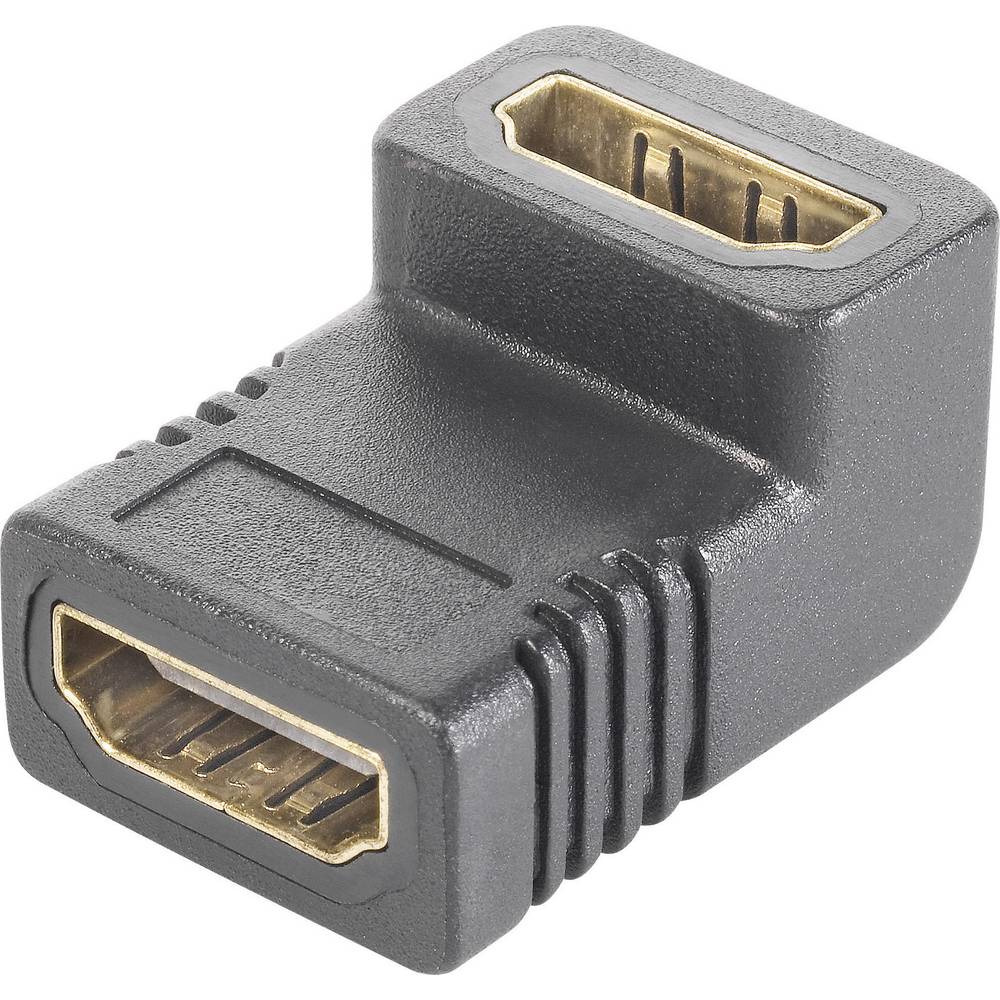 HDMI Adattatore angolato 90° contatti connettore dorati