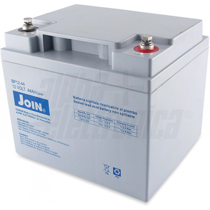 BP12-44 Batteria al piombo 12V 44Ah - AGM a vite M6