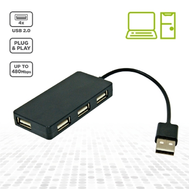 Hub 4 porte USB-A 2.0